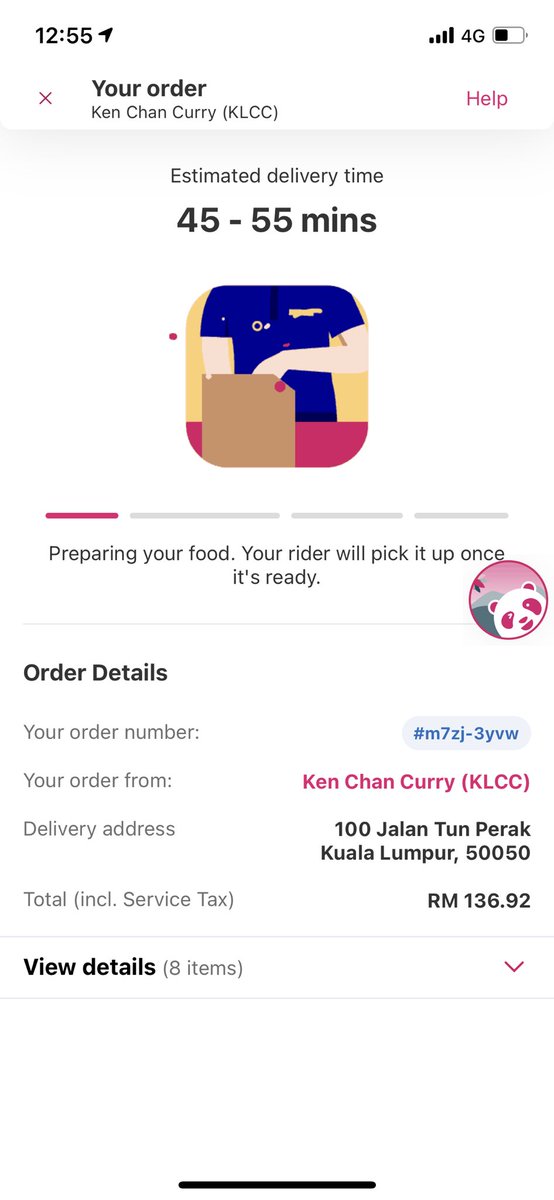annesue's tweet photo. @Ken_ChanCurry Klcc branch - my deliver time via food panda has not changed since I ordered at 11:45am. Called the branch - said food is out. So where is my meal? https://t.co/57m0QQnEPN