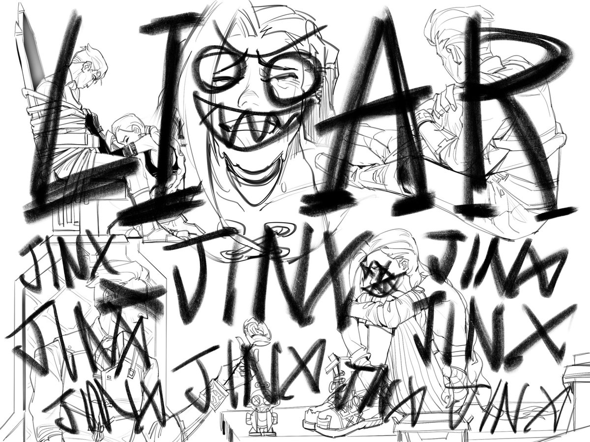ZED_NOTHING's tweet photo. Alright…Im not good at coloring so Im just gonna post this;/

#Arcane #Silco #Jinx #JinxWasHere https://t.co/t6MHBGqrWS