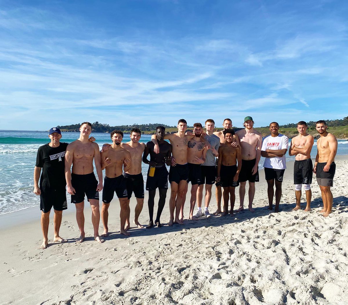 SMUSaints_MBB's tweet photo. Scenes from the road. https://t.co/XxBXHCDR31