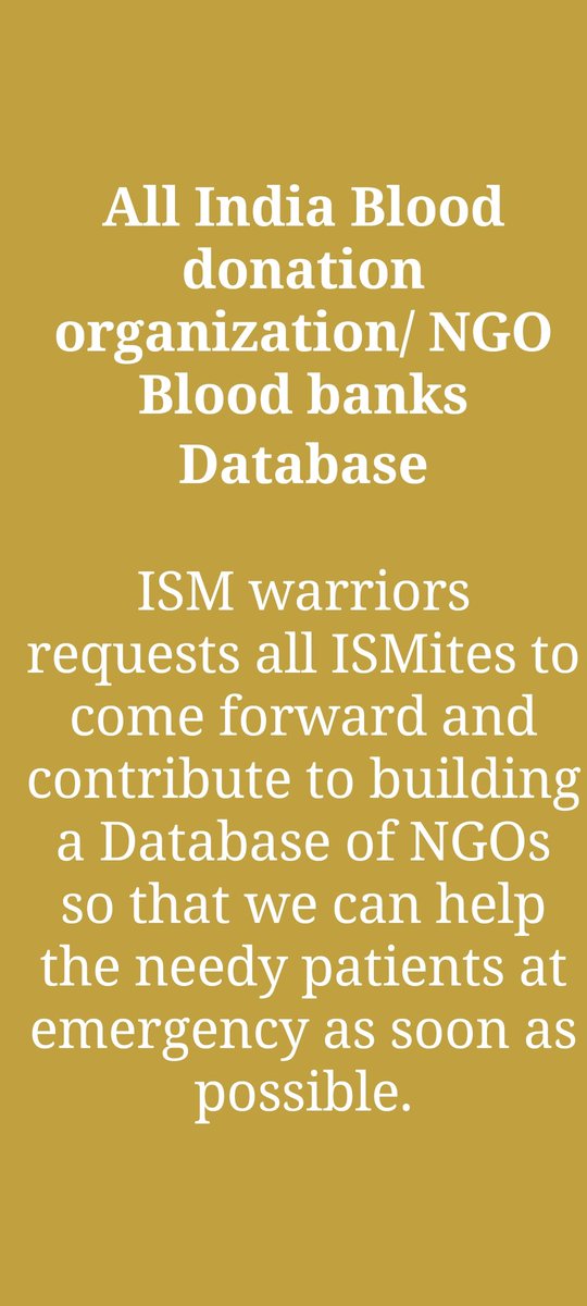 ISM Warriors tweet media
