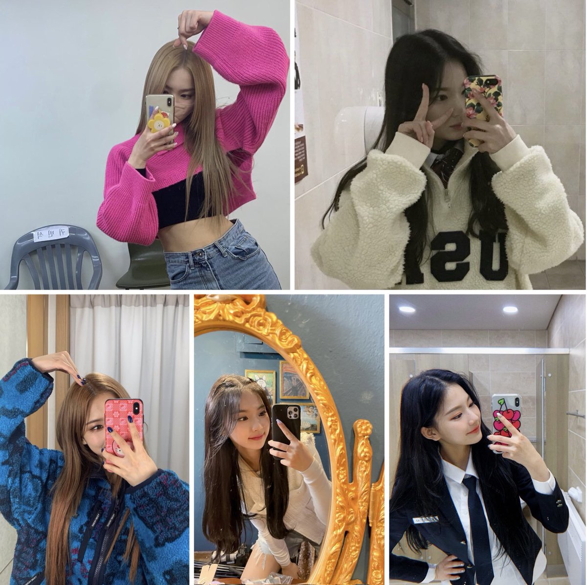 isa and her mirror selcas always hit different