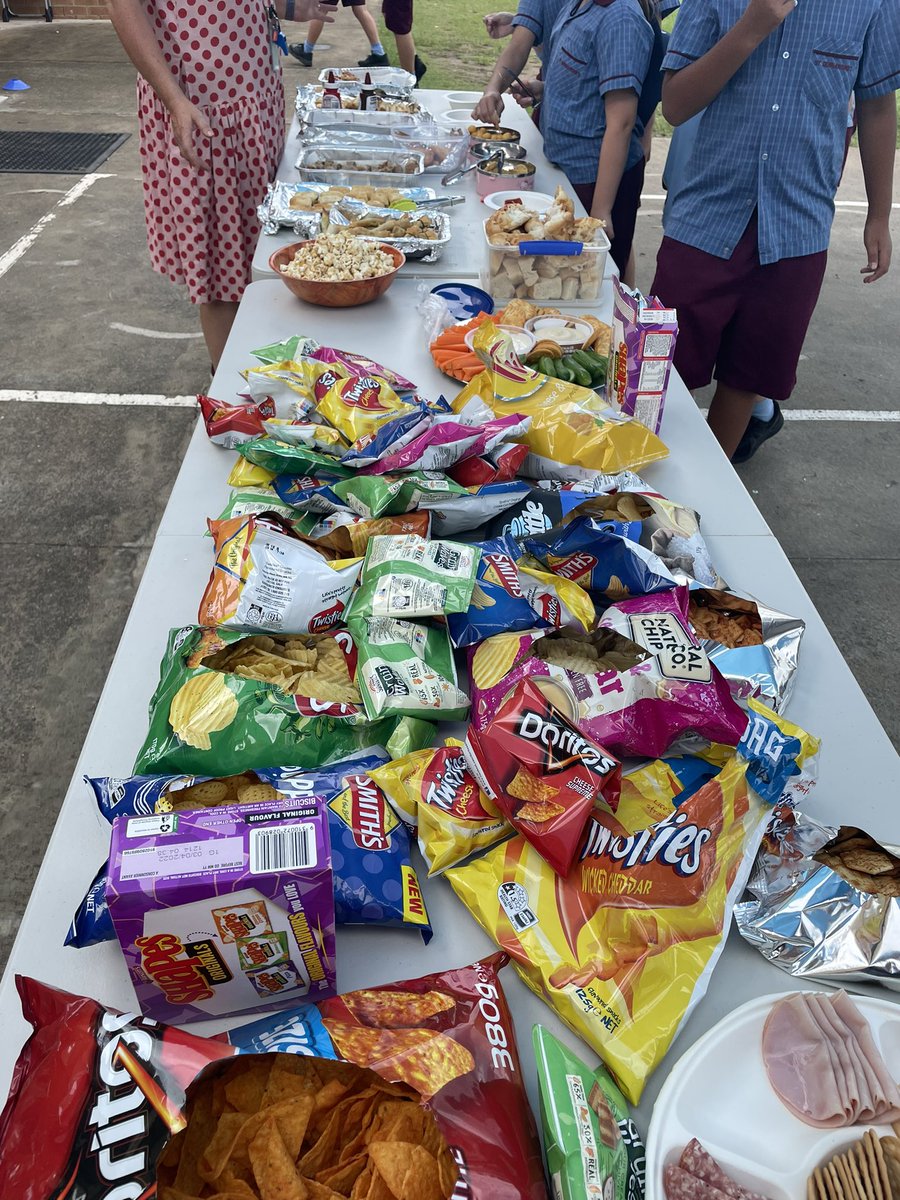 MsCieslak's tweet photo. Party time for year 4.
Thank you for all the delicious food, the year 4s loved it https://t.co/TW58Xgindn