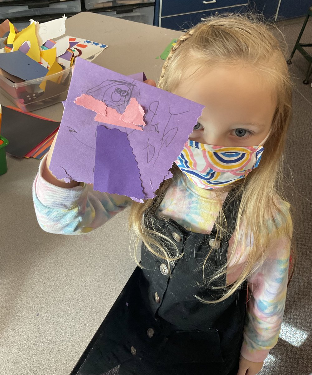 diggyart_dentel's tweet image. Give kids some materials, let them freely explore, and they will show you just how amazing they are! From loose parts mandalas to puzzle piece ice cream cones! Beautiful artworks by kinderartists! #ChooseJoyNCSD #ArtMatters