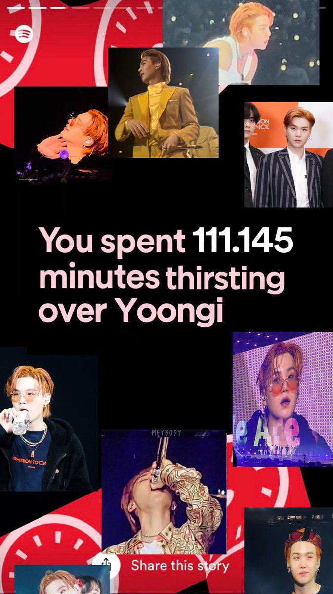 MYGBODY's tweet photo. pov: you’re looking at a yoongi bias’ spotify wrapped 😍😍 https://t.co/1O0kaOA8Uy