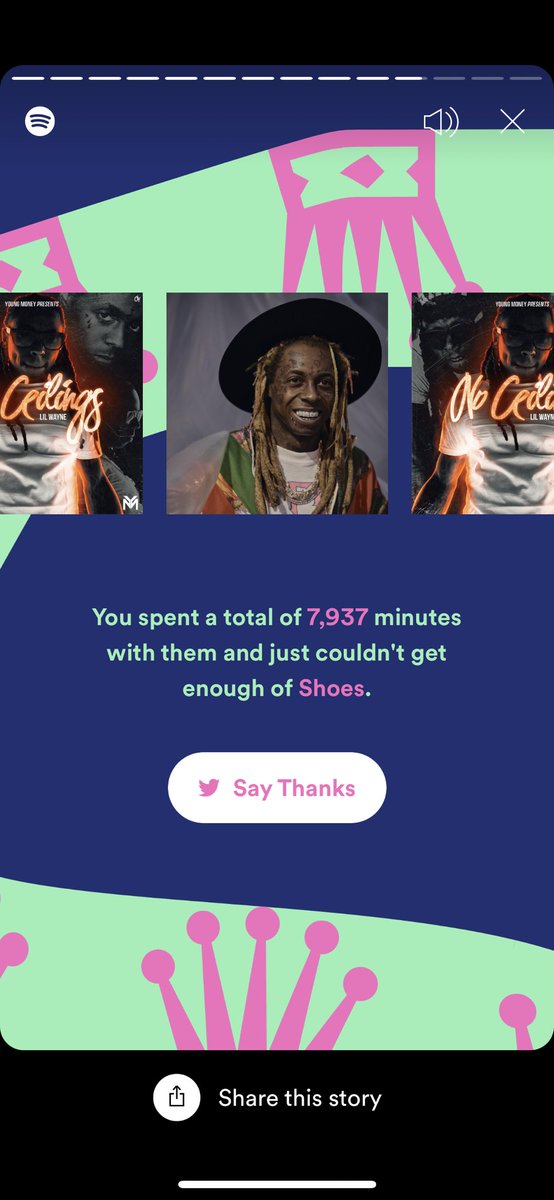 darrian_hunter7's tweet photo. Managed to beat last years Spotify Wrapped😤 Let’s gooo @LilTunechi https://t.co/atBUv1qXjB