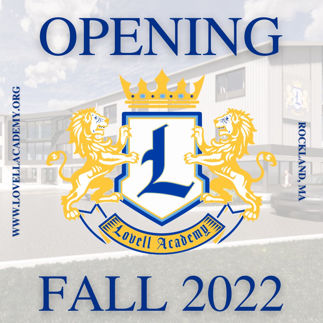 Lovell Academy has officially been announced and will be coming to Rockland, MA next fall 👀

Follow our Academy Instagram page at LovellAcademyLions for all your updates 🗞