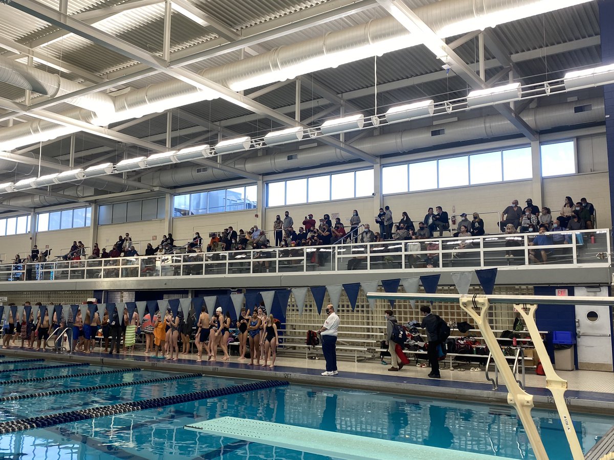 GCITAthletics's tweet photo. The Swim πββοΈπββοΈ team got off to a good start this season as the Boys 127-31 & Girls 113-54 got victories over Delsea. It was good to see fans at the meet. #CheetahsWin #GCITSwim https://t.co/oY6QPxkVOq