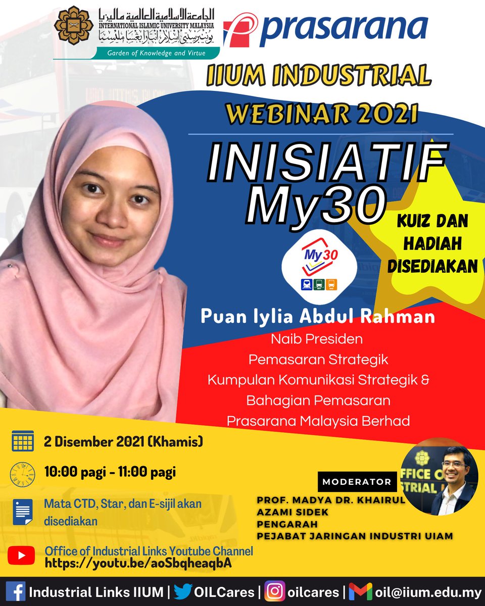 Office of Industrial Links IIUM (@oilcares) on Twitter photo 