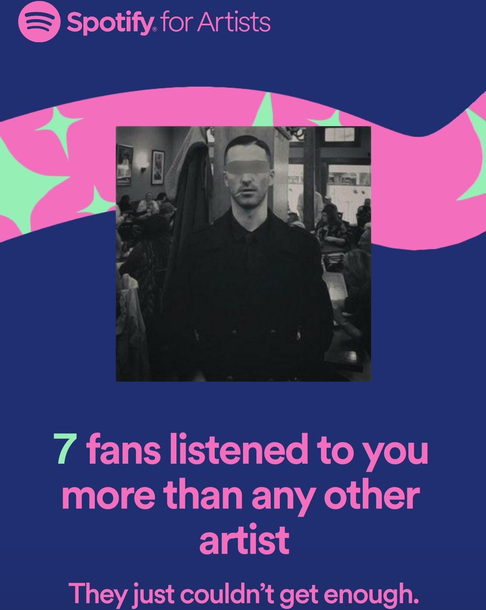 soundbyte_nola's tweet photo. Soooo I found out that the Spotify for Artists app also gives a yearly Wrapped and 🥺🥺🥺 https://t.co/RFd5vPFs4E