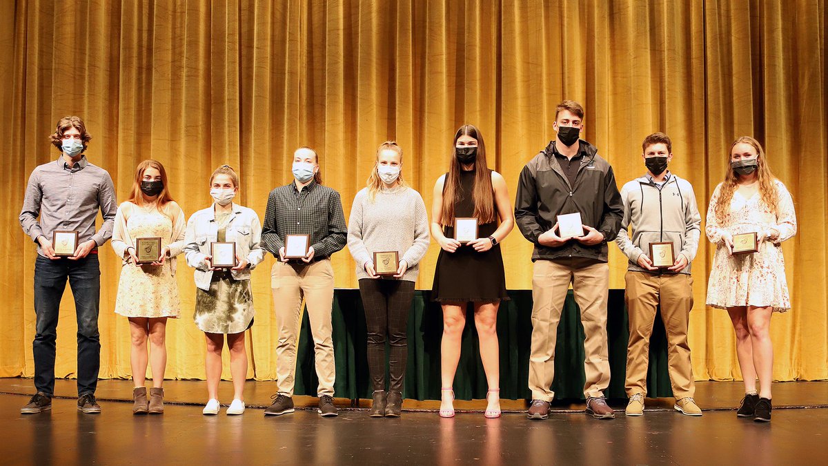 CastletonSports's tweet image. Team MVPs were named and the President&apos;s Cup for Academic Excellence was awarded Wednesday night at Casella Theater as Castleton Athletics honored the fall student-athletes!

READ: castletonsports.com/news/2021/12/1…