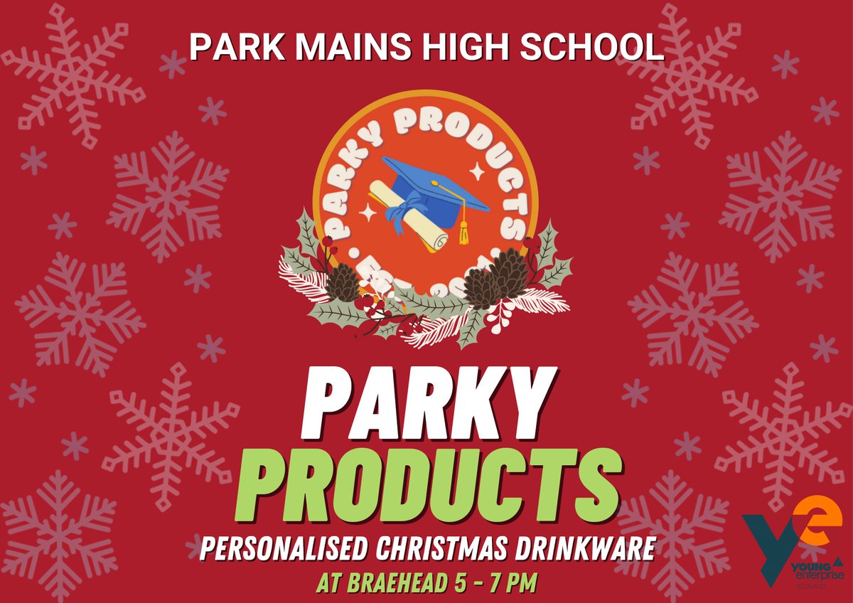 Another reminder that we will be selling our products at Braehead Shopping Centre today at 5 PM until 7 PM.
We will be extremely grateful if you come along to show your support.
Thank you, Parky Products Team ⛄