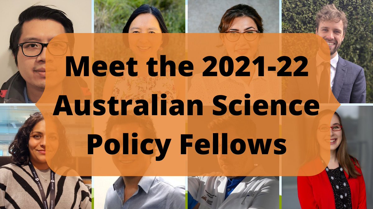 ScienceChiefAu's tweet photo. What happens when #EMCR scientists join the @PublicServiceAu? Our Aus #Science #Policy Fellows are here to tell you about it! Check out the new profiles from our 2021-22 cohort here: https://t.co/vttwIXKyUI

Interested? Next round applications open in March 2022. https://t.co/LCjMr85PLd