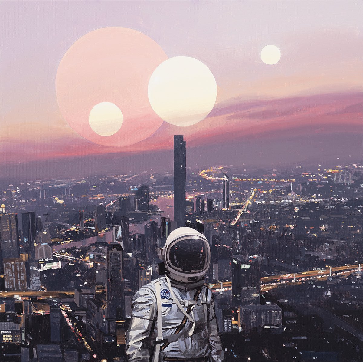 scottlistfield's tweet photo. Here’s another brand new one from my next show Suns and Moons, opening Dec 4 at @beinArtGallery The preview is now up on their website, so take a sneak peek if you like! Make sure you drop them a line if there are any you’re interested in! https://t.co/yG7jfq8EVa