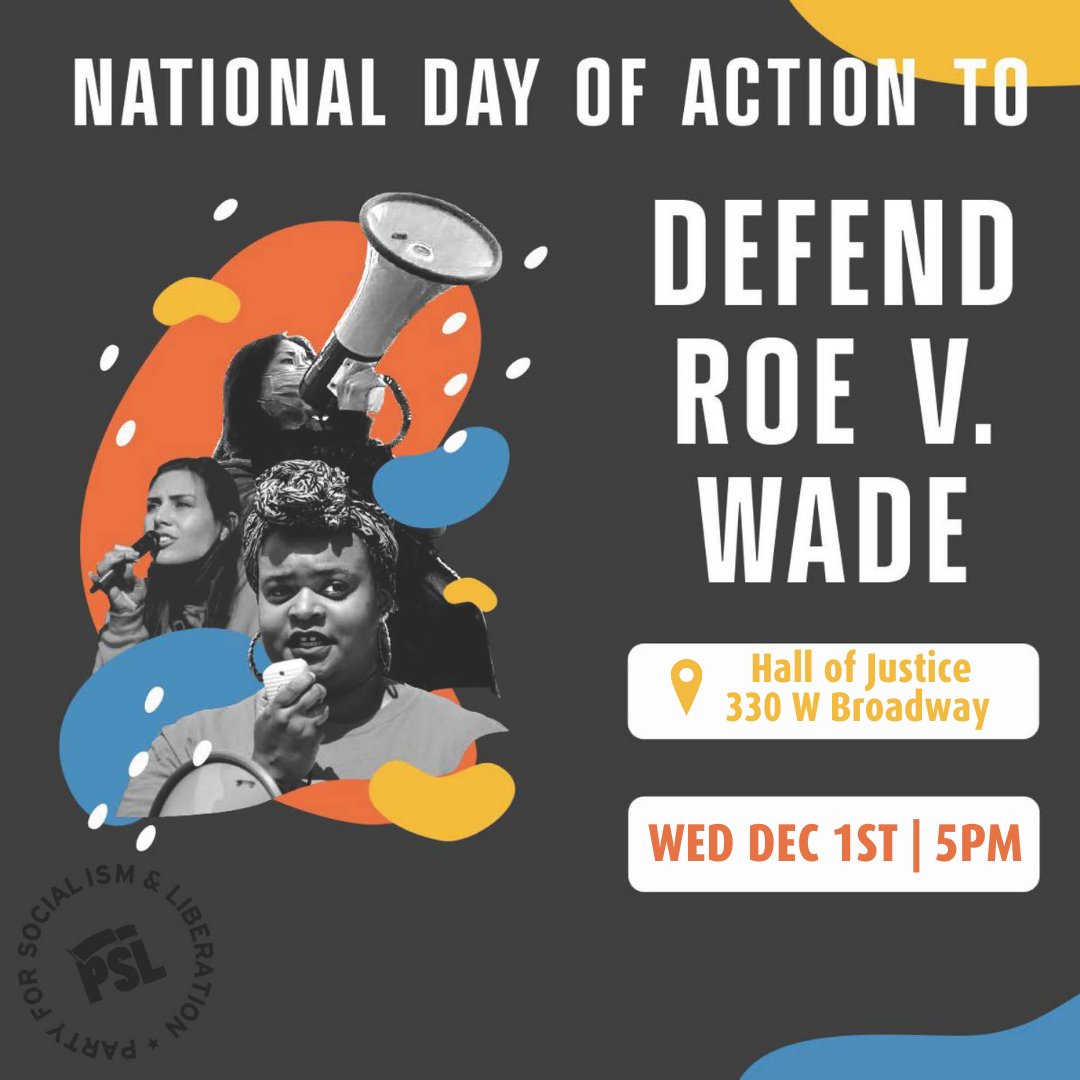 annieyayaa's tweet photo. This is taking place today! Come through.
#AbortionIsEssential #AbortionIsHealthcare #BansOffOurBodies #AbortionRights https://t.co/1YEuiQsPKz