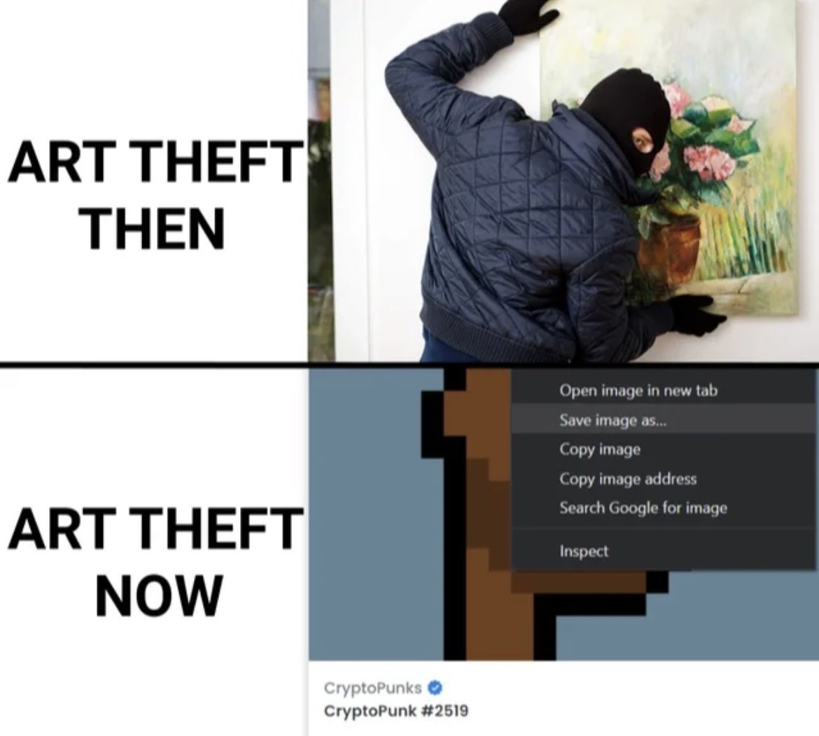 It‘s too easy to commit a crime nowadays..

#NFTs #NFTartwork