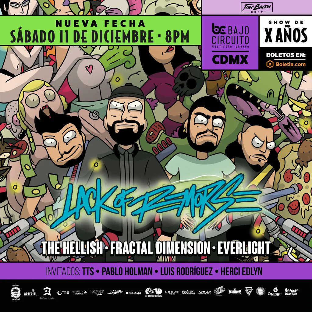 Por motivos e logística hemos cambiado nuestro aniversario al día 11 de diciembre Los boletos comprados para la fecha anterior son completamente validos y no es necesario hacer ningún cambio.
¡Celebra junto a nosotros estos X años de gordura y sensualidad!