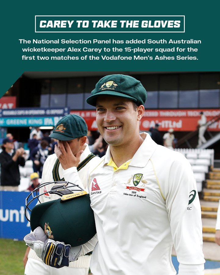 Super Excited Alex Carey Wins Race To Be Australian Keeper For Ashes Cricket News Times Of India