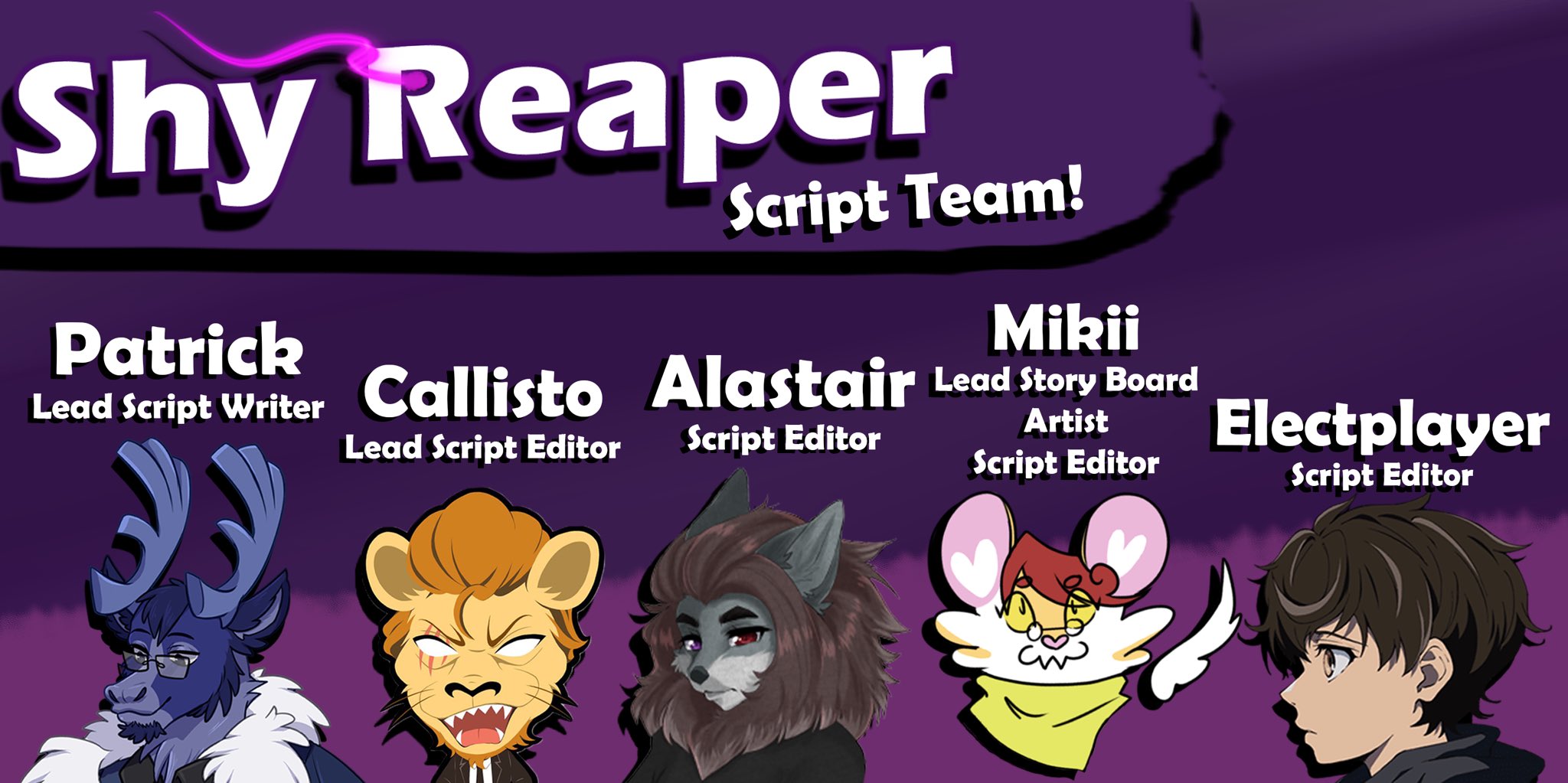 Studio Miracle on X: Shy Reaper's Pilot script is finally going to begin  to be put into production next week! The outline for the script has now  been drafted and the editors