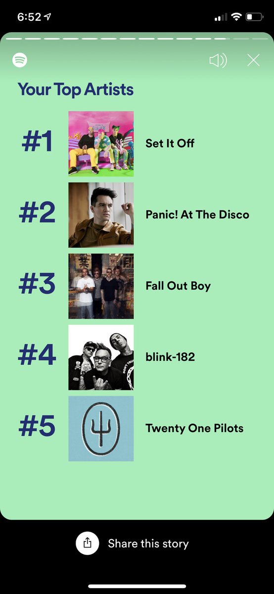 slusserc's tweet photo. @SetItOff @Spotify calling me out https://t.co/7fnTqqwKes