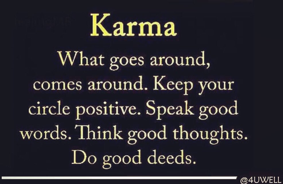 positive_able's tweet image. #karma #thinkgoodthoughts 
#dogood