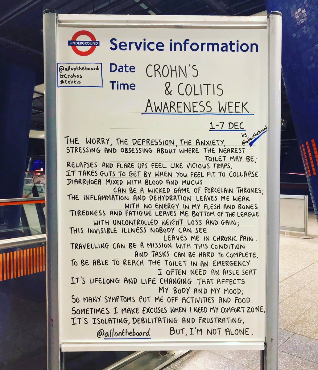 #CrohnsAndColitisAwarenessWeek has arrived #ItTakesGuts to talk about #Crohns and #Colitis but we can do it and break the stigma. We are not alone 💜 @CrohnsColitisUK 

💜 #CrohnsAndColitis #Crohns #UlcerativeColitis #CrohnsAwareness #ColitisAwareness #allontheboard #Awareness 💜