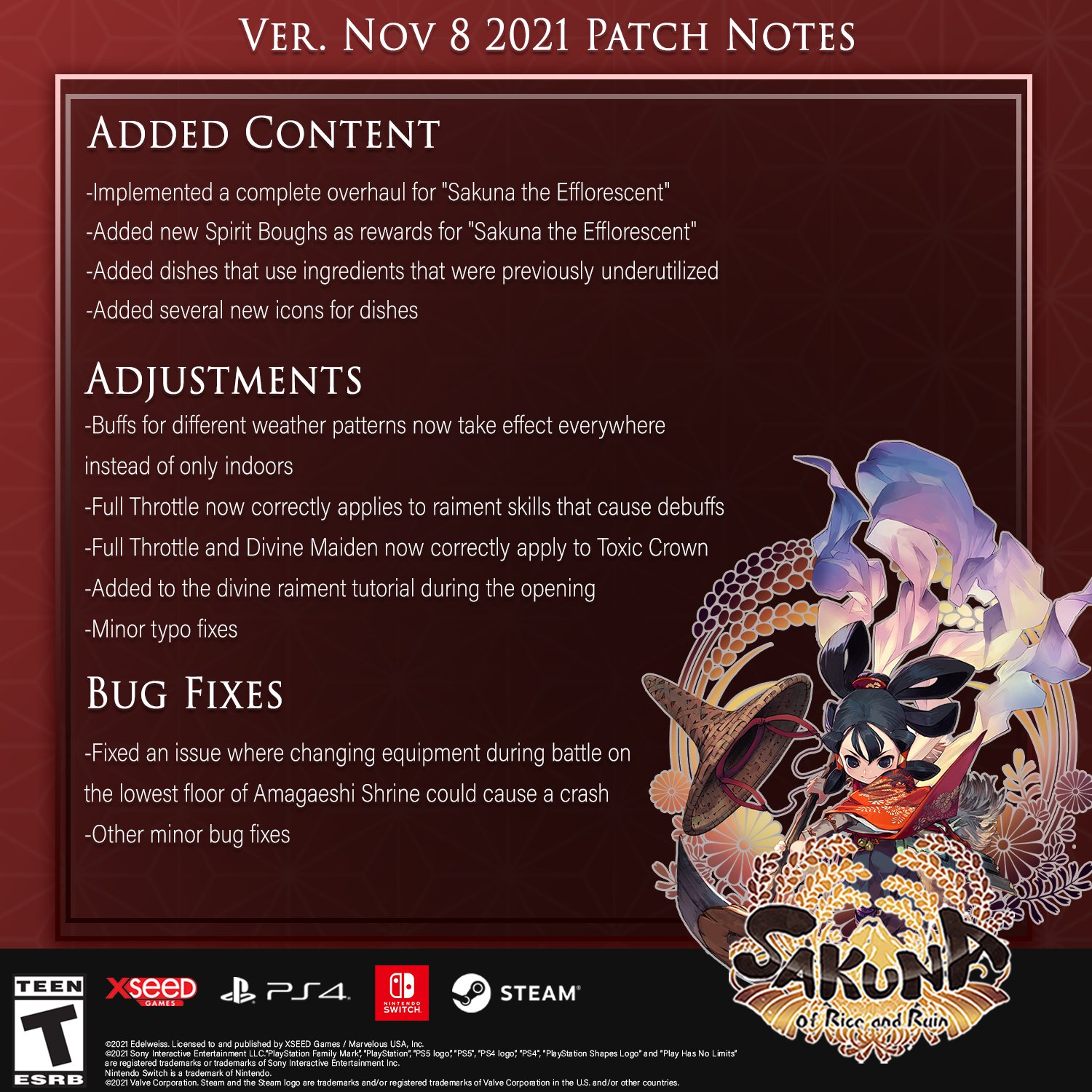 Sakuna rice and ruin release date sale