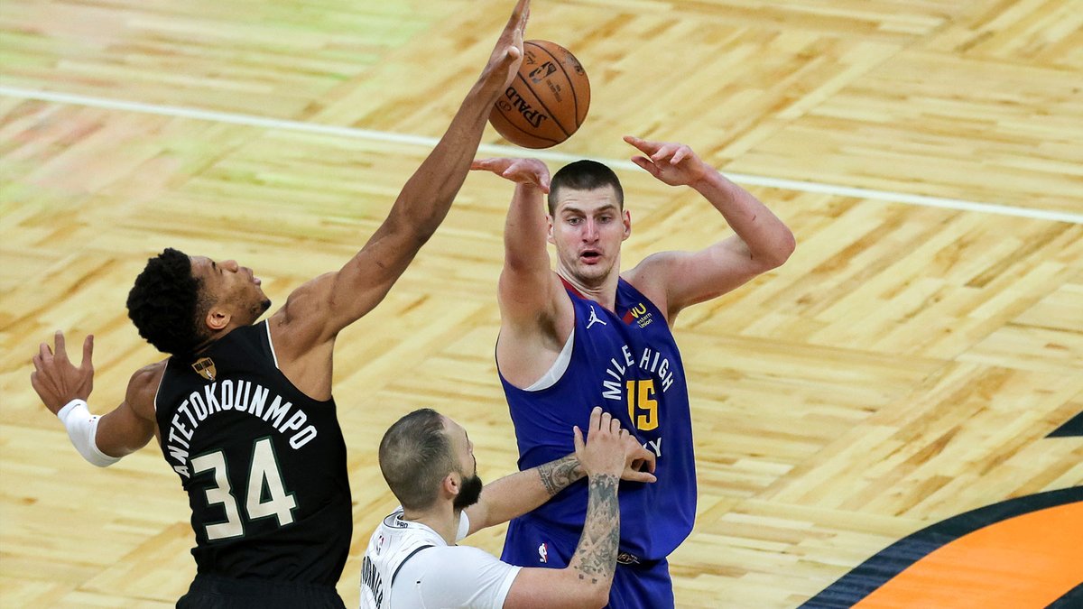 TheOnion's tweet image. Giannis Antetokounmpo Comes Out Of Nowhere To Block Shot In Nuggets-Magic Game bit.ly/3roK5j9