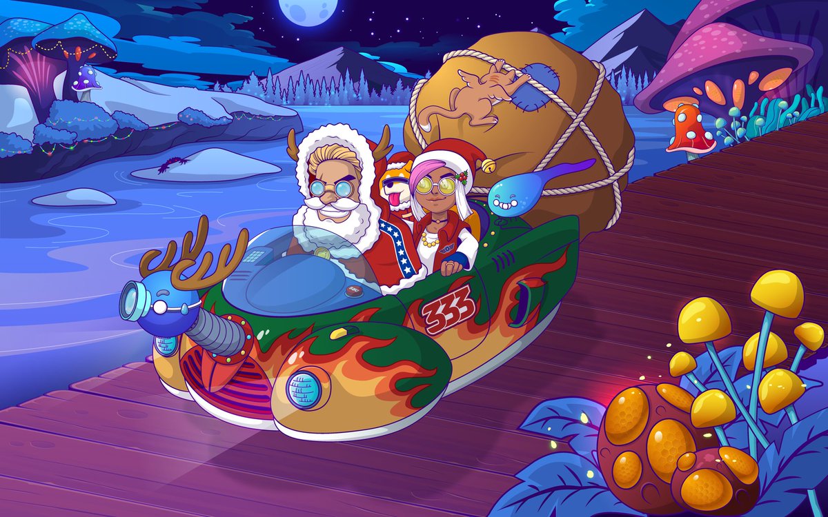 wozclaus's tweet photo. $ION replaces Dasher, Prancer, Vixen, Comet, Cupid, Donner, Blitzen, Rudolph https://t.co/yTHrR6IFsV