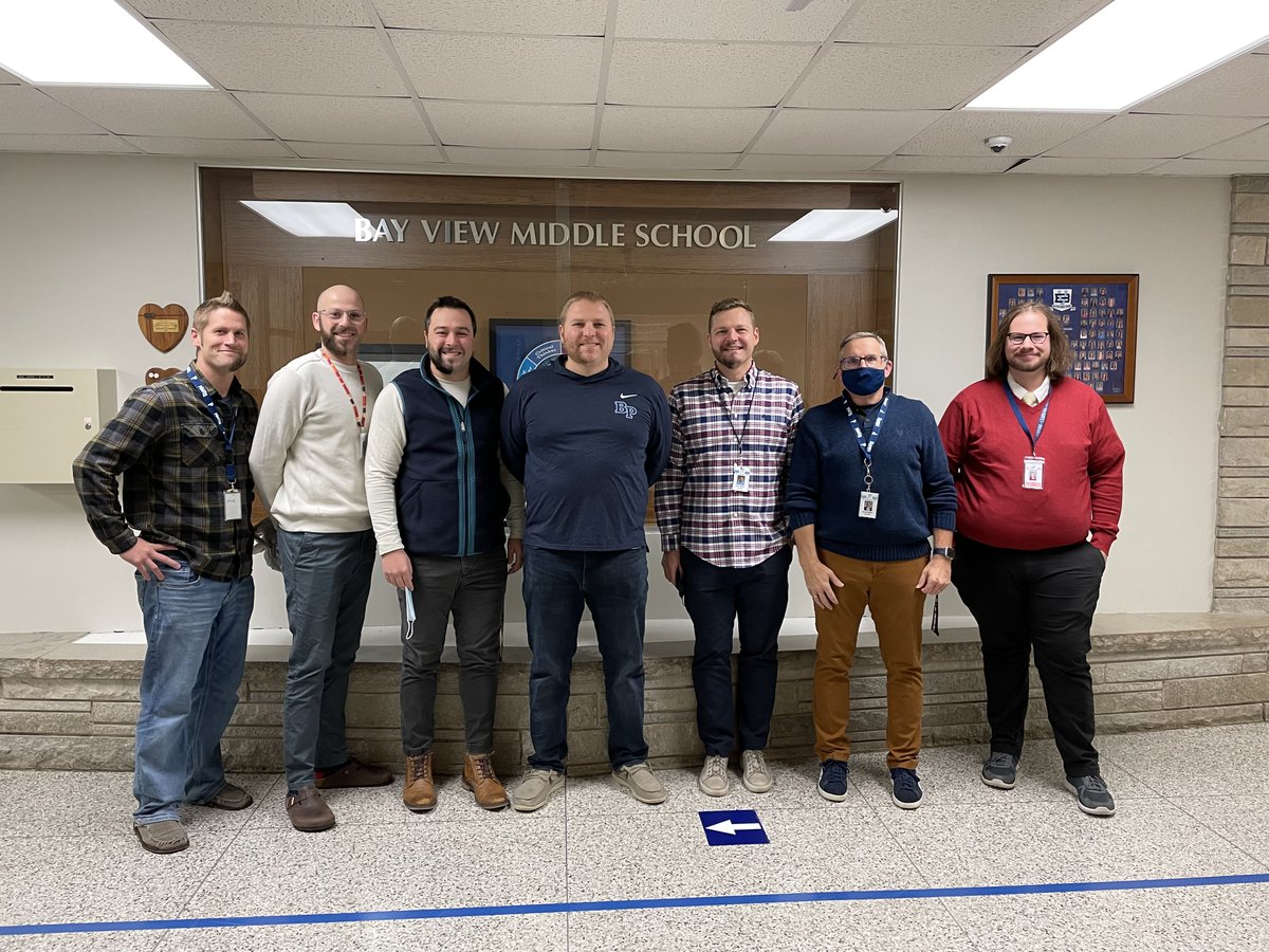 HSSDMovember's tweet photo. And even more #HSSDMovember final products...
@mrwiltzius with his solo photo; @nateknight23,
@MrGusloff, @MrB_Travels, @mrwiltzius, @davischu1, @principalmeyers & Mr. Letter all from
@hssdbv showing off their looks. @SCappeart didn't shave the beard (can you blame him?) but... https://t.co/t2ZiftqMpd