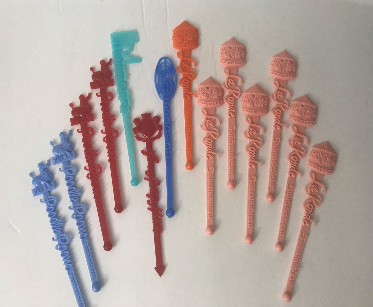 pezzynana's tweet photo. Vintage #SwizzleSticks #Poodle Room Montmartre Miami #BeachMixed https://t.co/XoV79DJd8K via @eBay https://t.co/CFDHz7yIs5