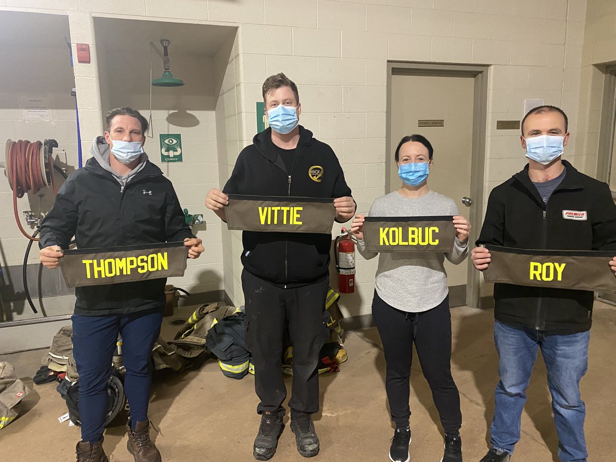 Port Fire (@port_fire) on Twitter photo Our 2021 recruits received their nameplates for their gear last night. Good luck to everyone as we continue to protect the residents and visitors of <a href="/PortColborne/">City of Port Colborne</a> Remember, the work doesn't stop now.
#neverthinkitcanthappentoyou Our 2021 recruits received their nameplates for their gear last night. Good luck to everyone as we continue to protect the residents and visitors of <a href="/PortColborne/">City of Port Colborne</a> Remember, the work doesn't stop now.
#neverthinkitcanthappentoyou