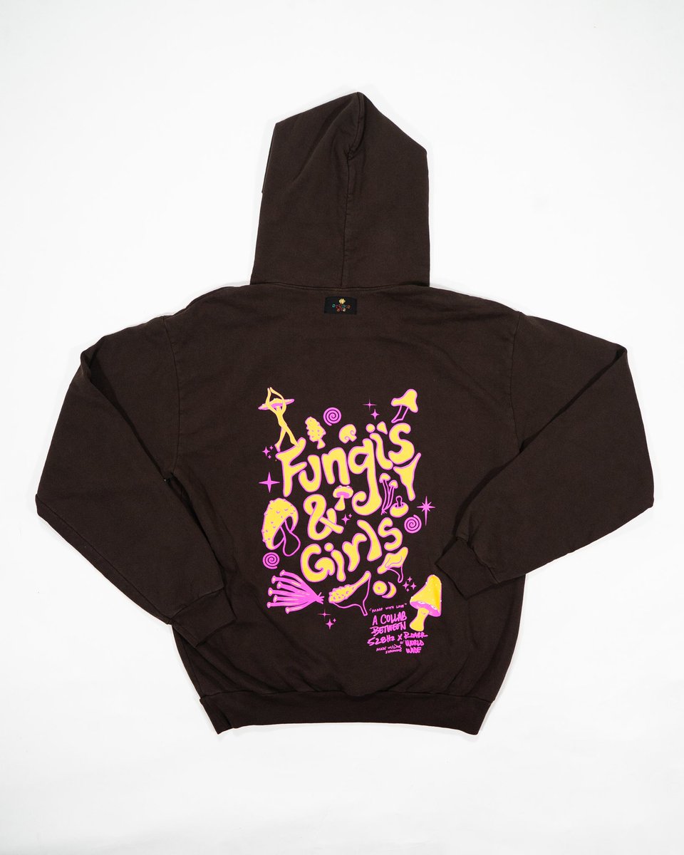 RodddZilla's tweet photo. “Fungi’s &amp; Girls” 🍄 Chocolate Hoodie/Sweats https://t.co/FomrT5O5ks