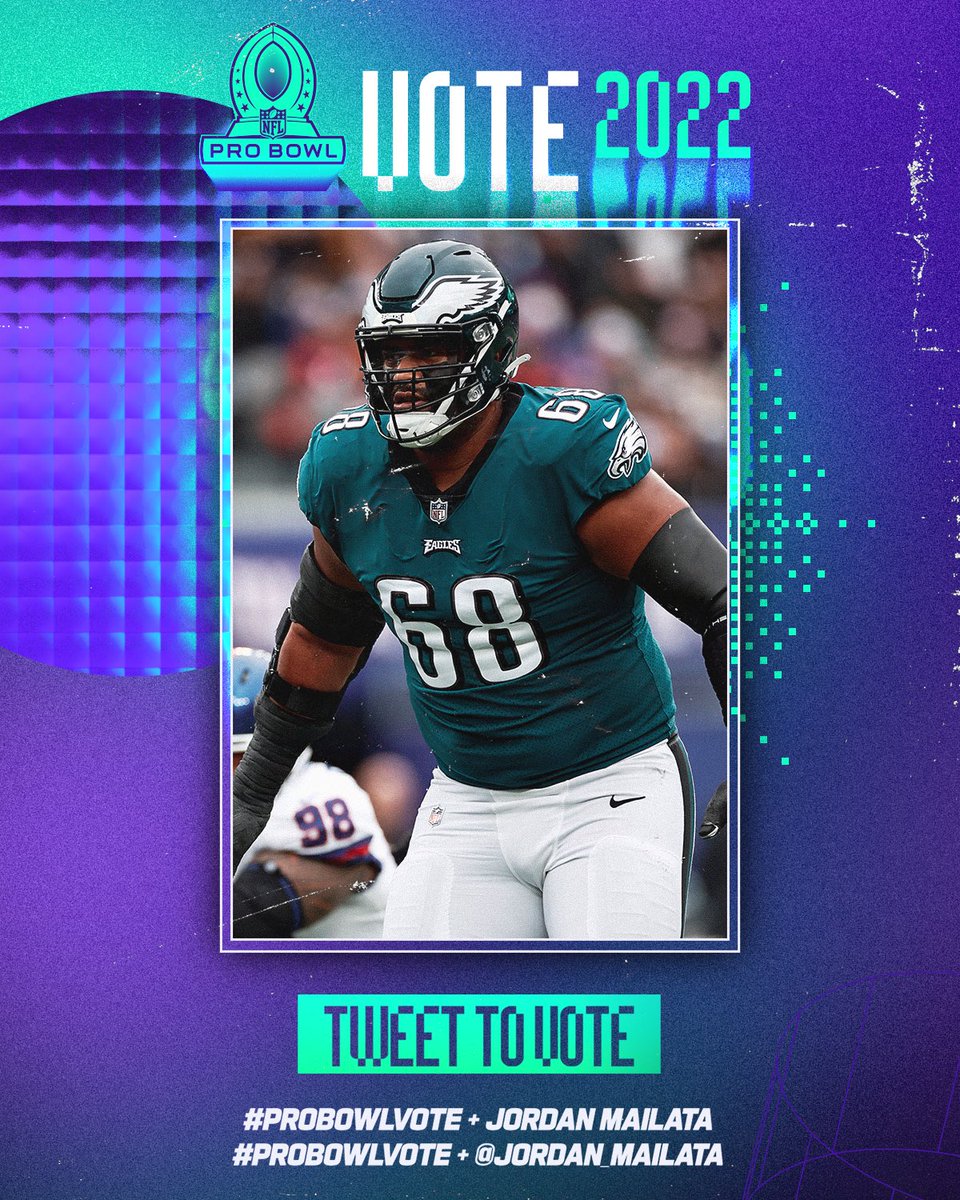 Let’s do the damn thang! 😤 Each RT helps! #FlyEaglesFly #ProBowlVote @jordan_mailata