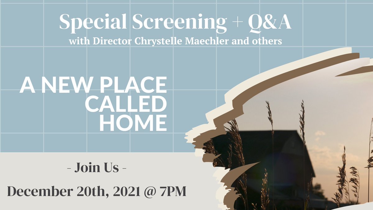 Don't miss out on our December special screening! A New Place Called Home is a moving documentary style film that features six local stories. Tickets on sale NOW!
Dec 20th at 7pm 🎟️