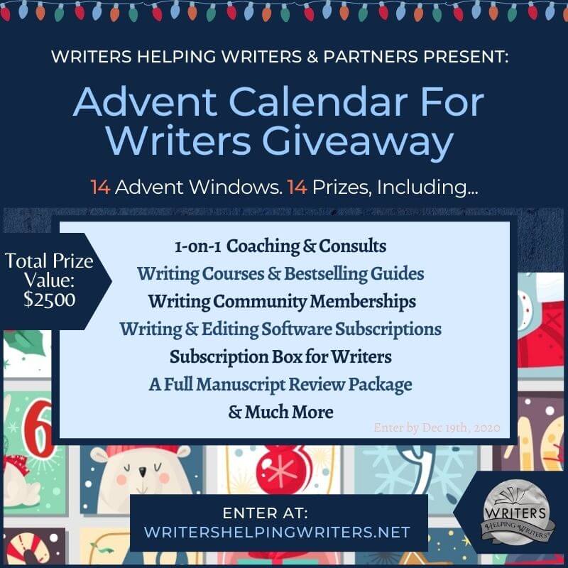 TheSpunYarn's tweet photo. We have something exciting to share this advent season! Writers, or those of you with writers in your life, check out the 14 days of giveaways below. Day 3 is the day our giveaway premiers, so don't forget to enter :)
#amwriting #writershelpingwriters https://t.co/wa45RTSJWg