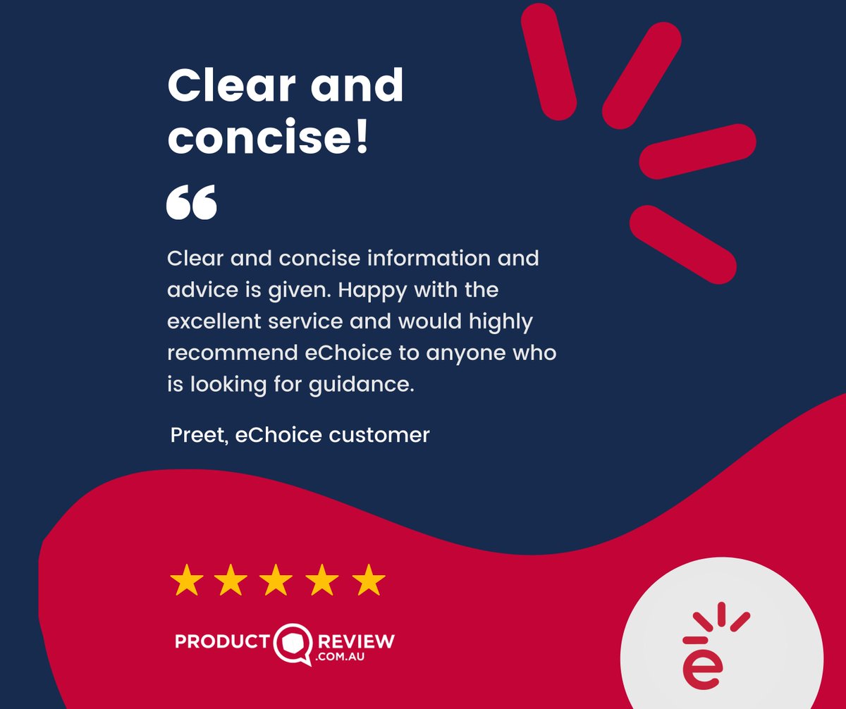 eChoiceAus's tweet photo. We love hearing from our customers! Keep up the great work team. #MortgageBroker #HomeLoan #YourChoiceMadeEasy https://t.co/9NgQfYwk6E