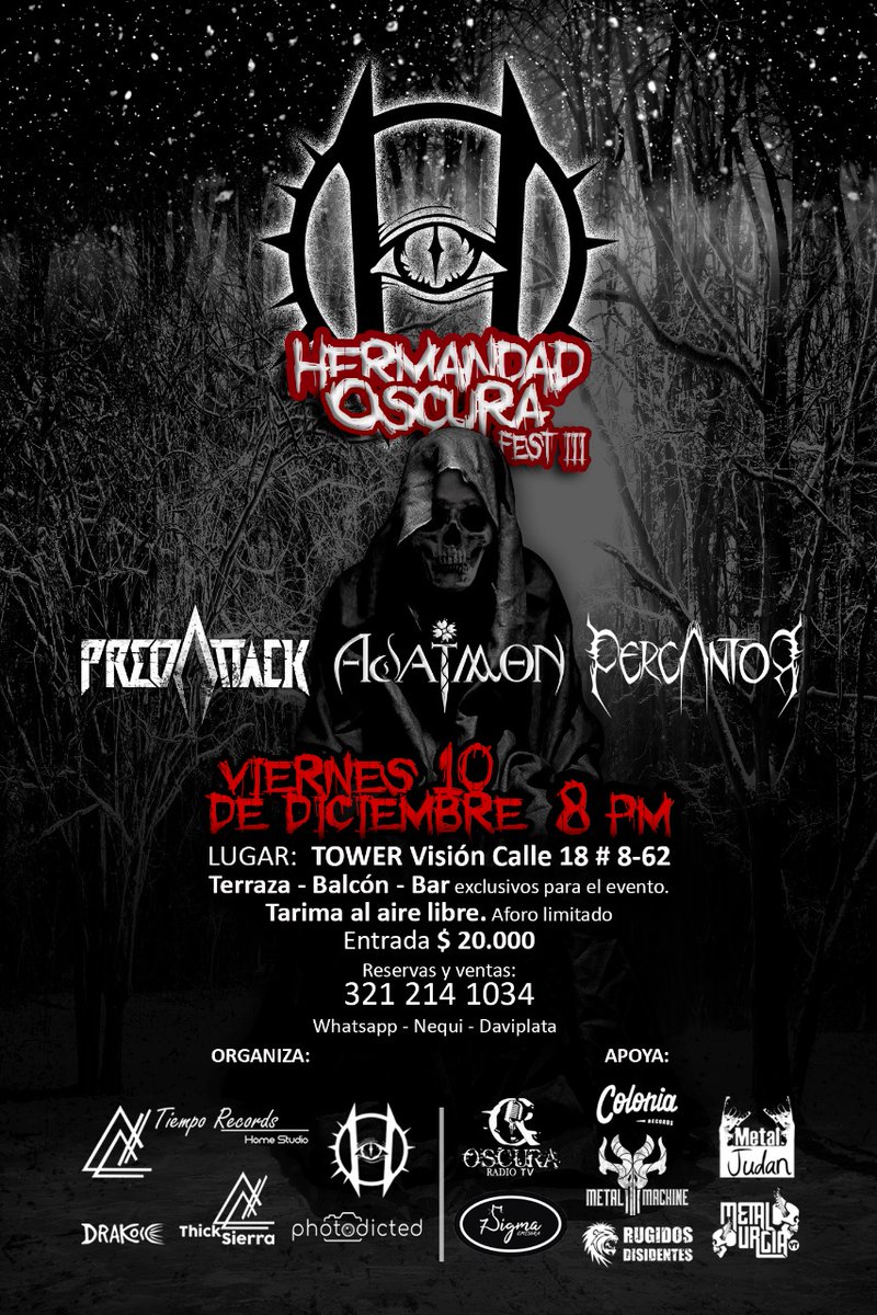 No se imaginan lo que será este evento, desde una terraza de un edificio en el centro de Bogotá...