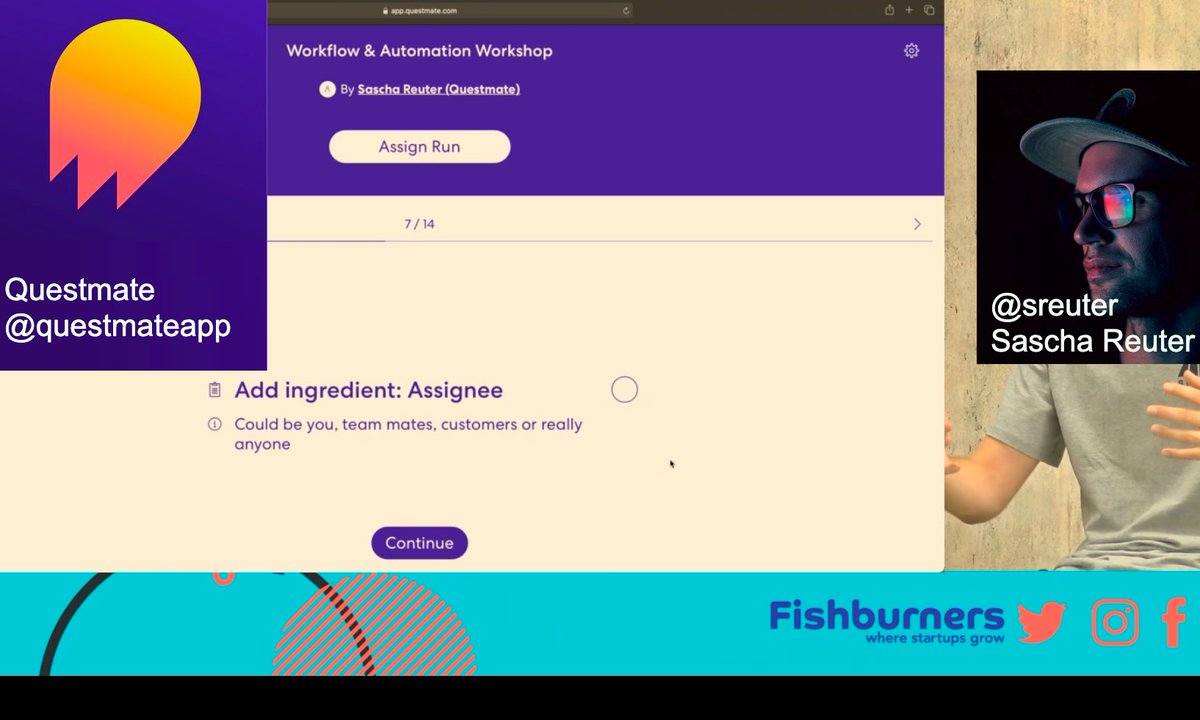 FoundingSyd's tweet photo. Workshop on #automation without slides - instead as an automated #NoCode #workflow via @questmateapp by @sreuter at @Fishburners No Code https://t.co/rdsosDpJpf #productivity #automate #workflows @Questmate #NoCodeSmartContract #NoCodeSmartContracts #SmartContract #SmartContracts https://t.co/C4vv0HvaMZ