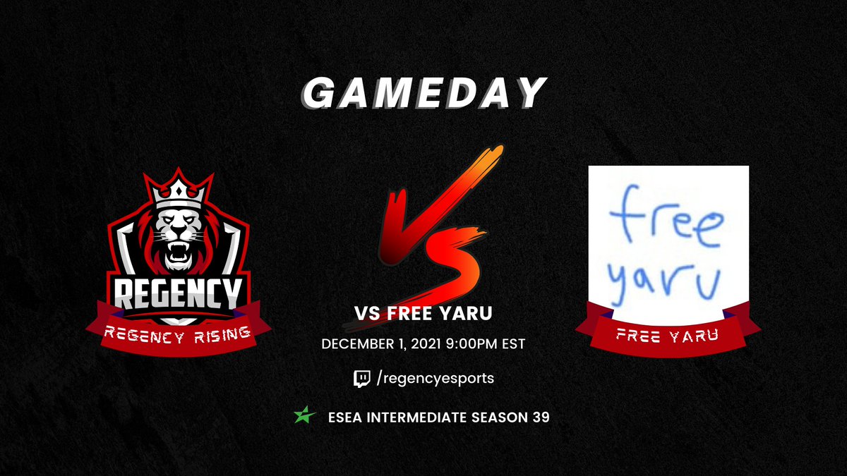 We are back!
LIVE: Regency Rising vs Free Yaru
twitch.tv/regencyesports