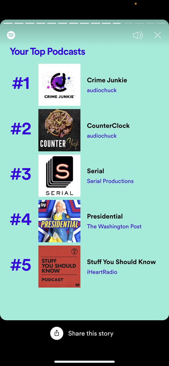 ShandraNadine's tweet photo. When your own podcast doesn’t even make your top 5 😬 https://t.co/idXVxIhh67