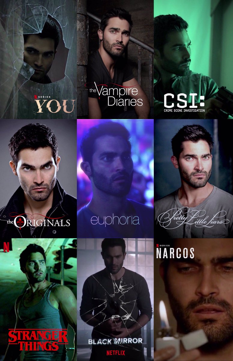 chinalovebot's tweet photo. Derek Hale as tv series covers https://t.co/3OrQU5ODM4