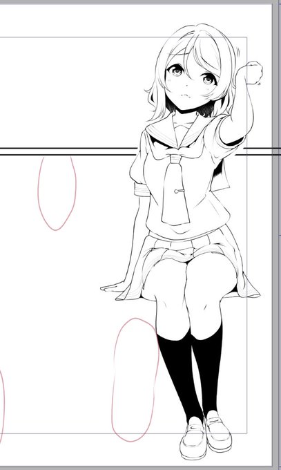 かわいくは描けてると思うけれどもおだまさる先生はカケラも降りてきてくれませんでしたわ。うーん 