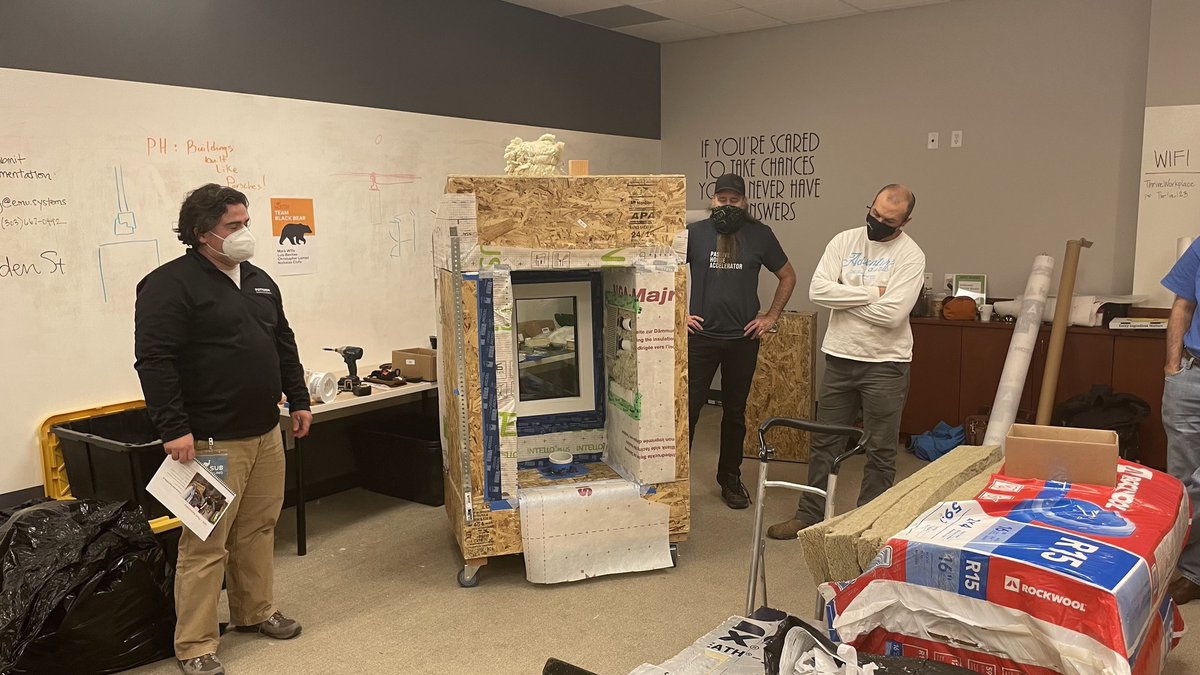 EmuBldgScience's tweet photo. Thank you Alpen for your donation of #passivehousewindows, making our Pod Workshop possible, which is a research-based, brand neutral environment. Donations let students explore options w/out compromising our integrity in reviewing them.
#emuproductpartner #runwildbuildpassive https://t.co/G3jabCbiGE