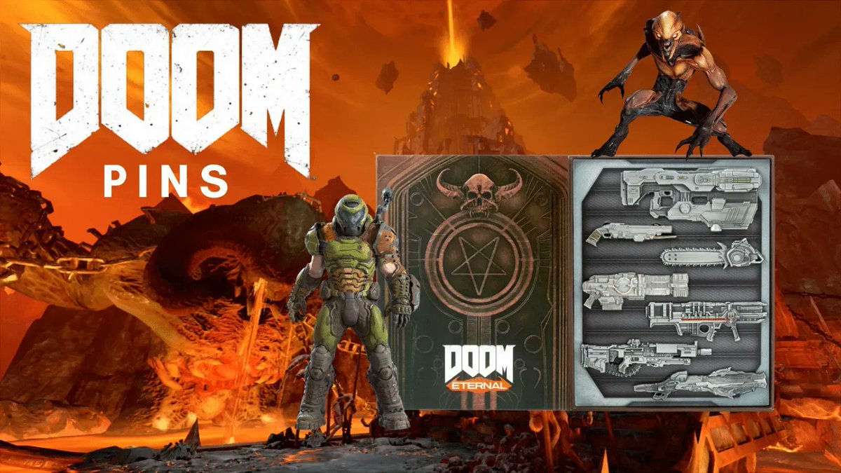 PixelCribAU's tweet photo. 👾This is a seriously action-packed collector’s set of high quality pin badges, based on the iconic weapons from DOOM Eternal 🎮 🎮
Get yours here https://t.co/s1OGui8VQG
#DOOM #PixelCrib #gaminglife #gamer4ever #gamer #Pins #Collectionable #Essentials https://t.co/6baRoNY5cZ