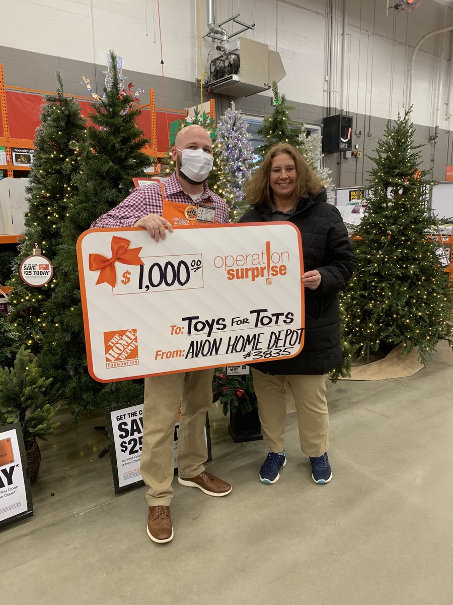 Tony Rescina (@tony_rescina) on Twitter photo It was my pleasure to present our $1000 operation surprise to Lorain county Toys for Tots. Our Avon Home Depot appreciates your dedication to our community. It was my pleasure to present our $1000 operation surprise to Lorain county Toys for Tots. Our Avon Home Depot appreciates your dedication to our community.