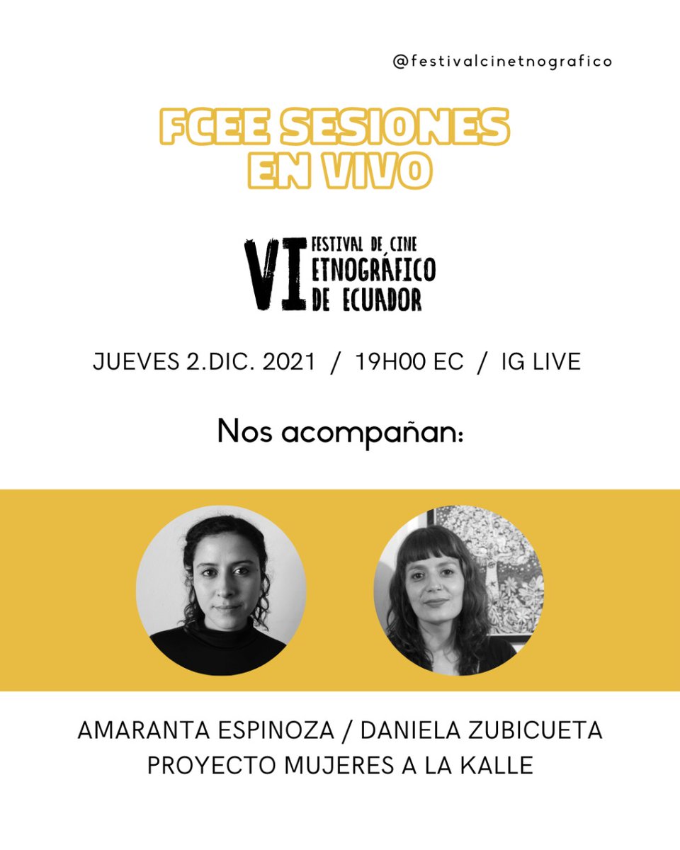 cinetnografico's tweet photo. 💜 Este jueves 2 de diciembre nos encontraremos a las 19:00 (EC) en Instagram Live con Amaranta Espinosa y Daniela Zubicueta de @mujeresalakalle para hablar de 'Pariendo Dignidad' corto que es parte de la Muestra Invitada y ya lo puedes ver en nuestro enlace en bio! https://t.co/AUFjdqz5jV