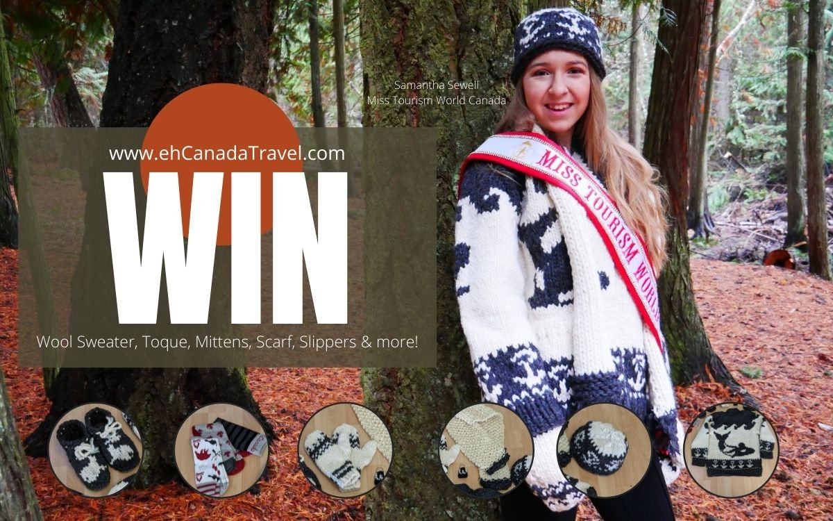 EH VERY WARM CANADIAN WINTER CONTEST - Win a one-of-a-kind, hand-knit, Orca themed wool sweater with toque, scarf, mittens, slippers plus more for your next Canadian winter adventure! Enter Here: sweepwidget.com/view/42032-3g5…
#canadacontest #ehroadtrip #experiencecanada #woolsweater