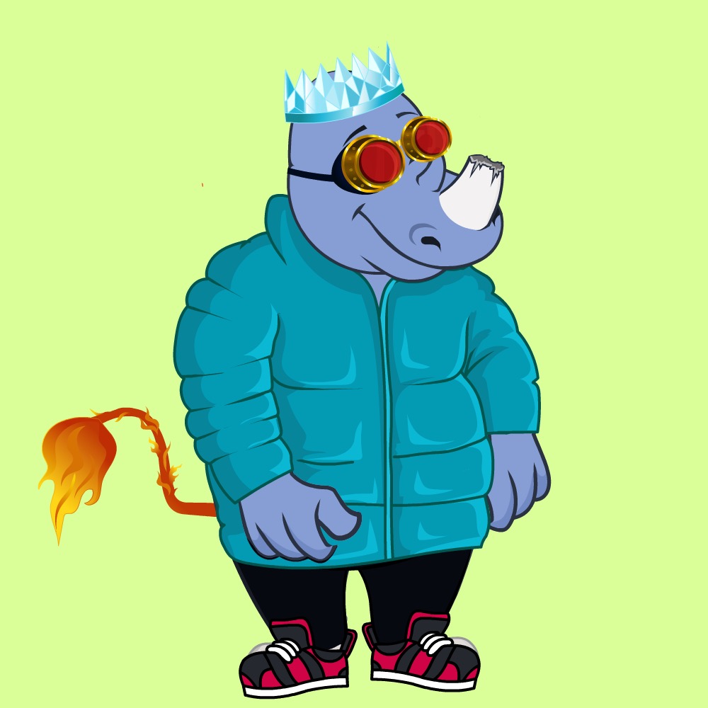 RhinoverseNFT's tweet photo. Our rhino with the fire tail 🔥

#Solana #NFTs #NFTdrop https://t.co/DGZ1nCSc0p