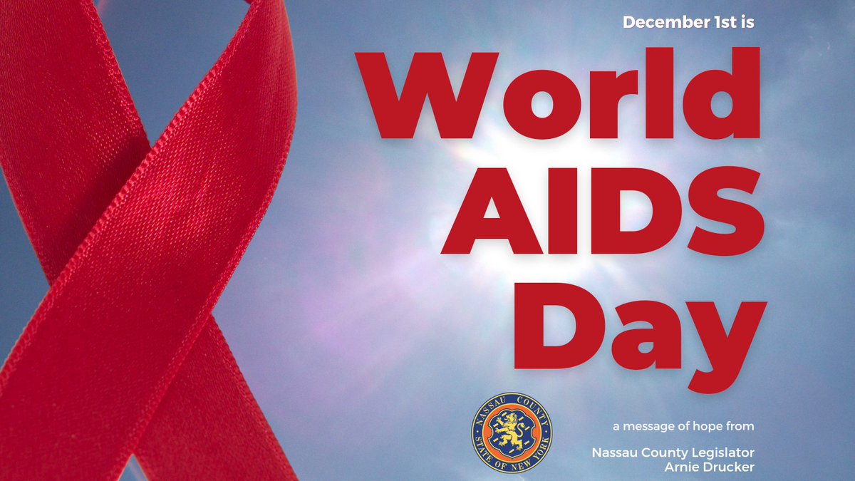 Today is #WorldAIDSDay The New York State Annual HIV/AIDS Annual Surveillance Report indicates that approximately 6,000 Long Island residents are living with HIV/AIDS. Learn more about President Biden's new plan to end HIV/AIDS - here: whitehouse.gov/briefing-room/…