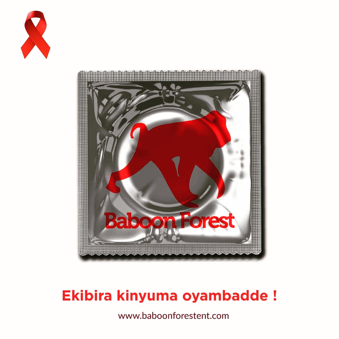 “Ekibira kinyuma oyambade” BaboonForest Condoms !!! #worldaidsday2021 🌳🌳🐒🌳
The creatives of the Forest came up with this copy today! 
#TheForestIsforever ♾ @baboonforestent